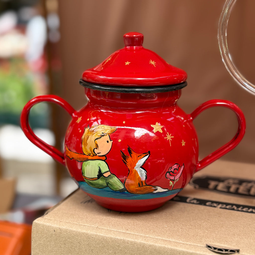 Azucarero enlozado Principito