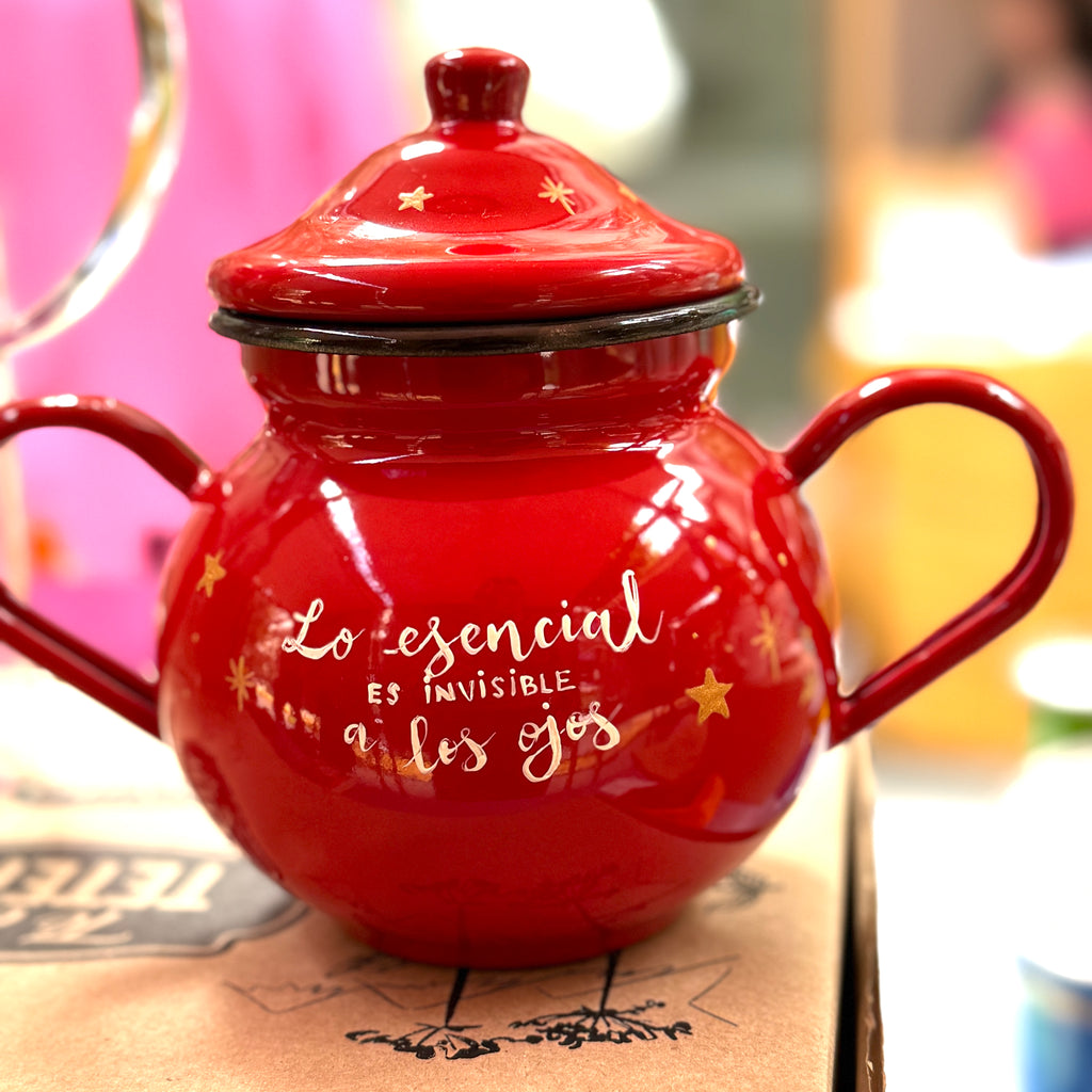 Azucarero enlozado Principito