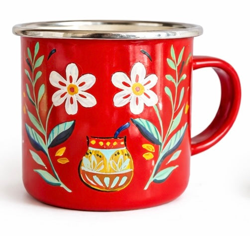 Jarro enlozado  inspirado en latas de Supremo