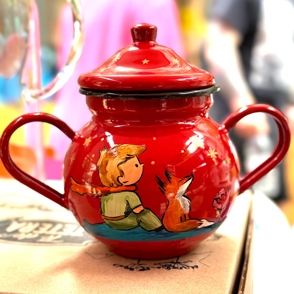 Azucarero enlozado Principito