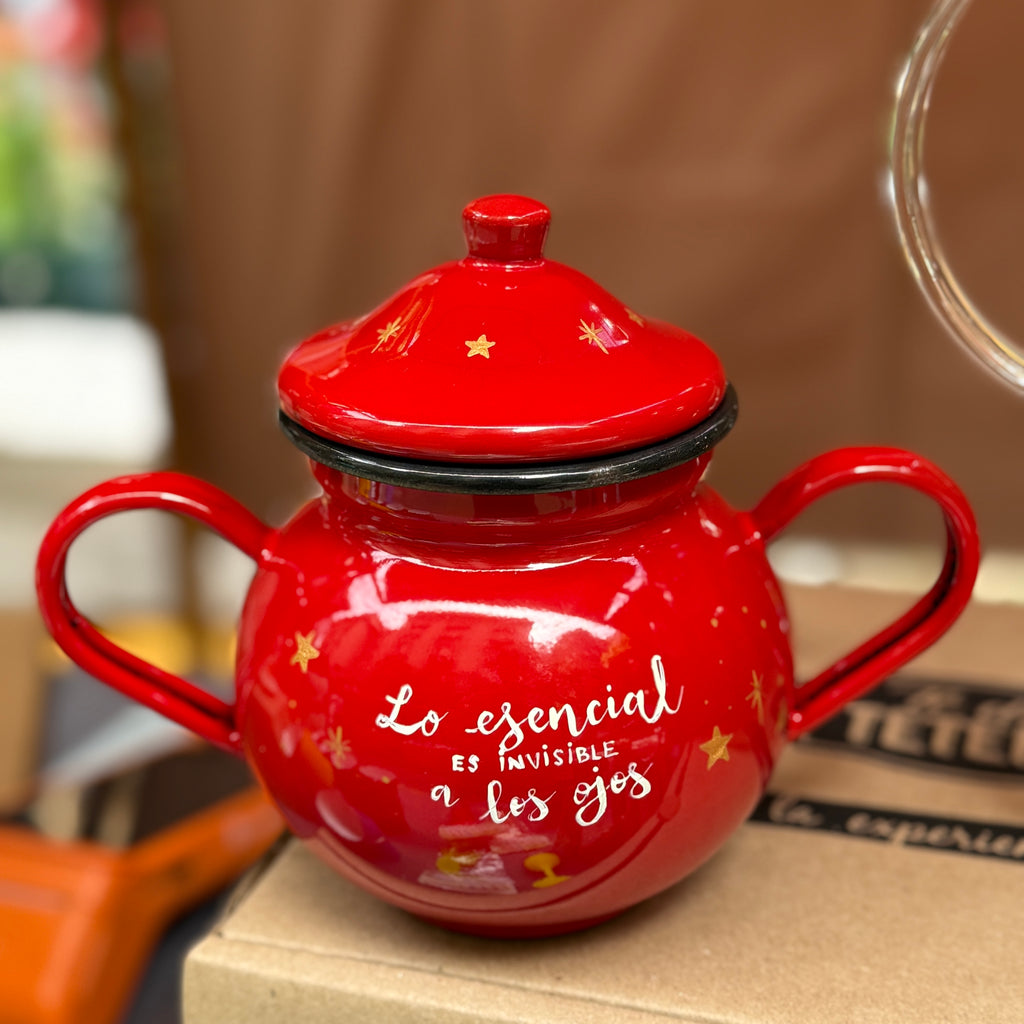 Azucarero enlozado Principito