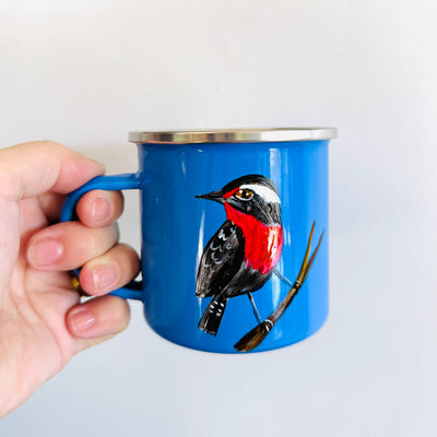 Jarro celeste enlozado 300 ml Loica