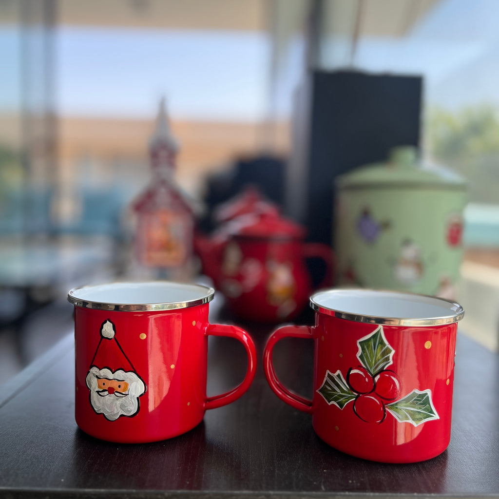 Jarro enlozado Navidad