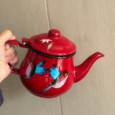 Tetera 1 litro colibríes