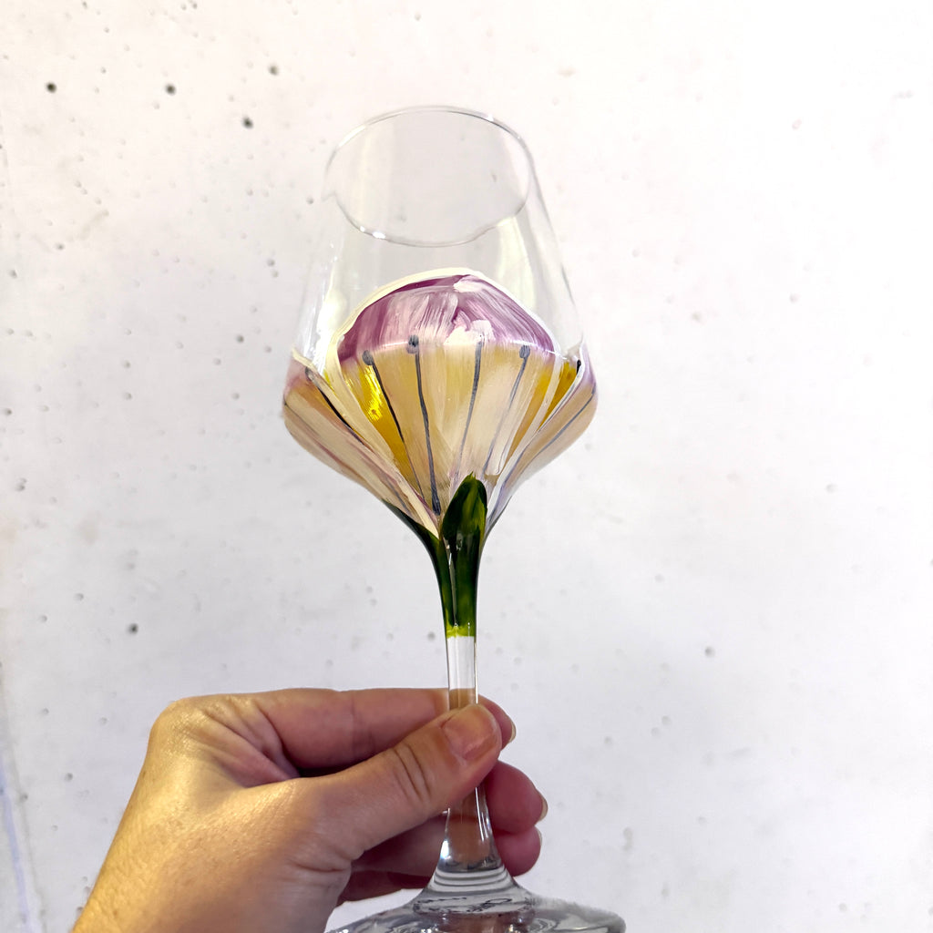 Flor de copa en tonos pastel