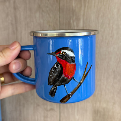 Jarro celeste enlozado 300 ml Loica