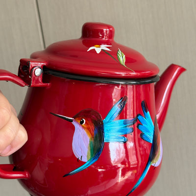 Tetera 1 litro colibríes