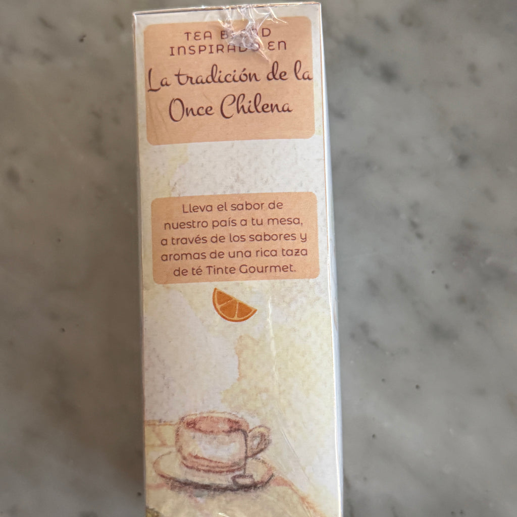 Te once chilena con naranja