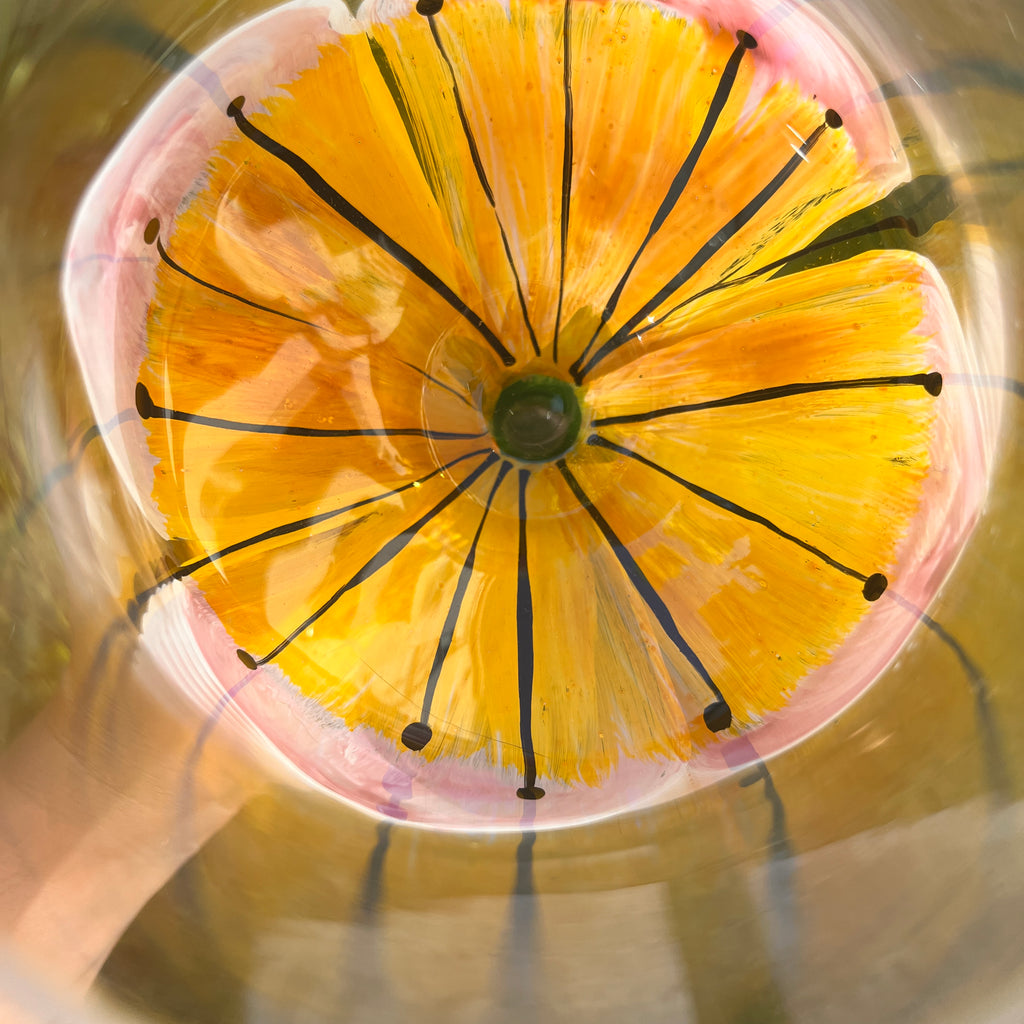 Flor de copa en tonos pastel