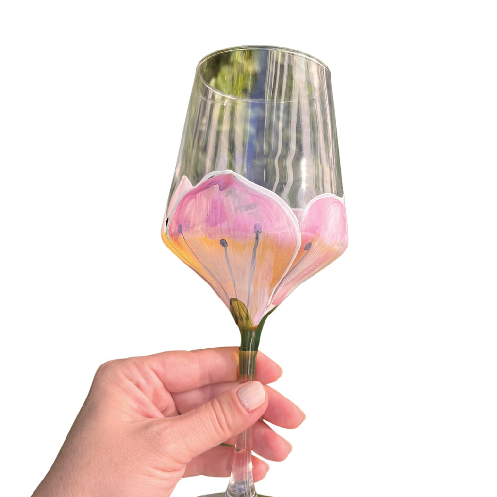 Flor de copa en tonos pastel