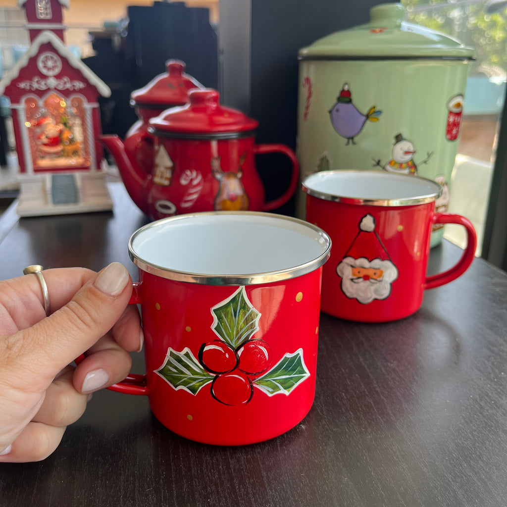 Jarro enlozado Navidad