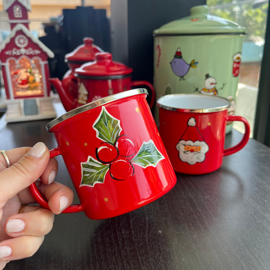 Jarro enlozado Navidad