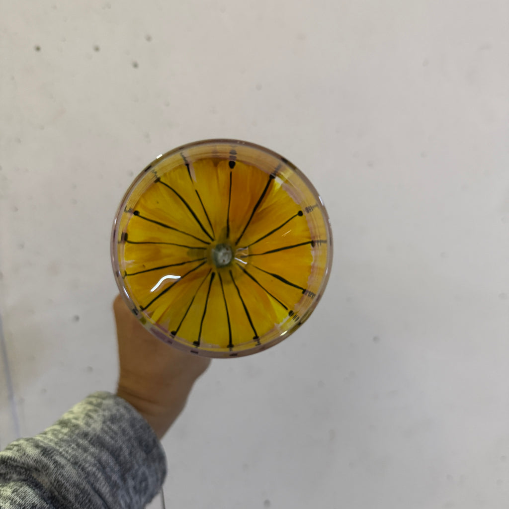 Flor de copa en tonos pastel