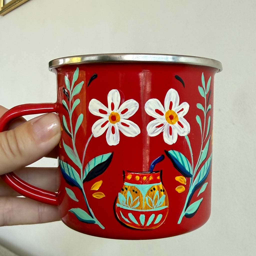 Jarro enlozado  inspirado en latas de Supremo