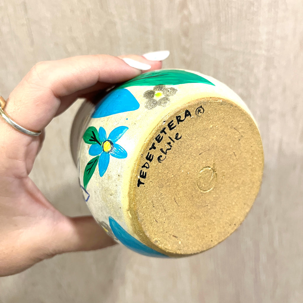 Cuenco Flores azules