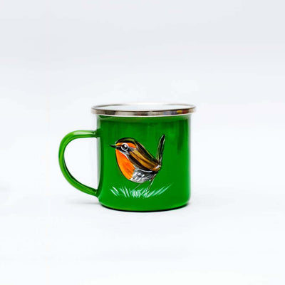 Jarro verde enlozado 300 ml Chucao