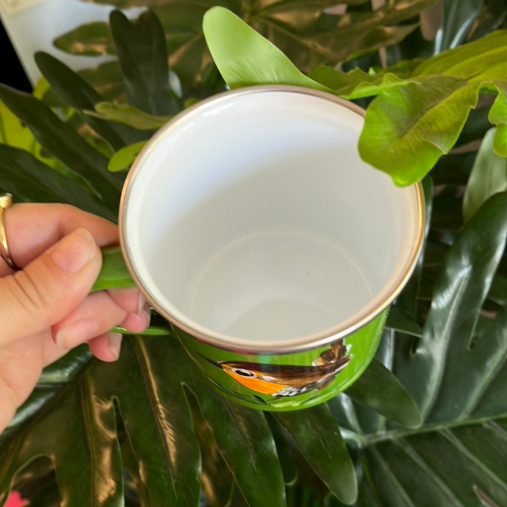 Jarro verde enlozado 300 ml Chucao