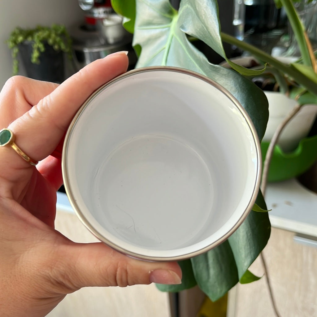 Jarro enlozado rojo 300 ml Colibrí