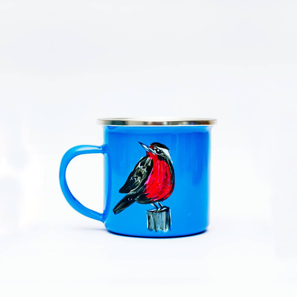 Jarro celeste enlozado 300 ml Loica