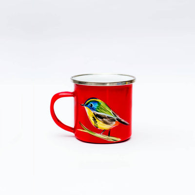 Jarro rojo  enlozado Siete Colores